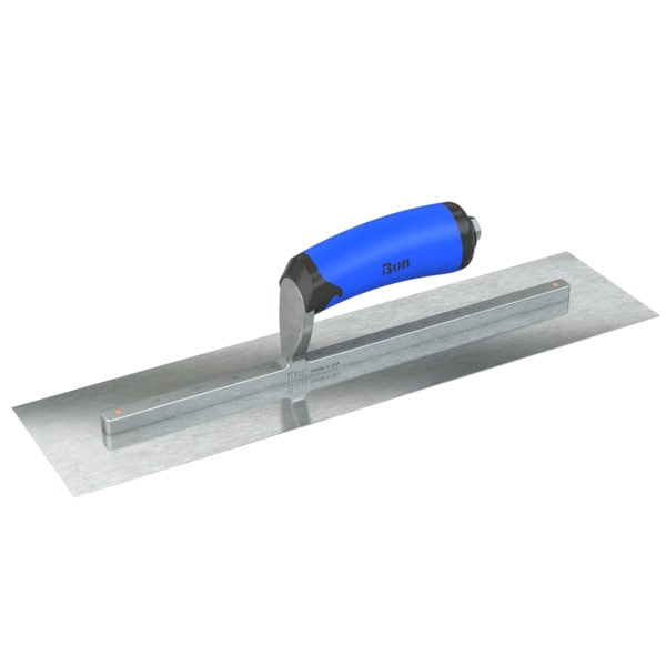 Steel City Trowels By Bon Finish Trowel, Square, Razor Stainless, 16 X 4, Comfort Grip 67-312 - main